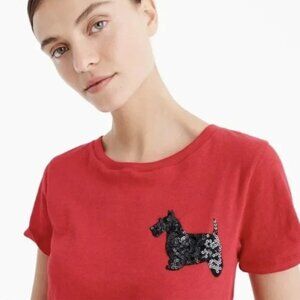 J. Crew Scottie Dog Tee